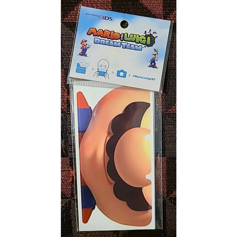 Mario and Luigi Dream Team Classic Skin Sticker Cover Decal Nintendo 3DS 2013